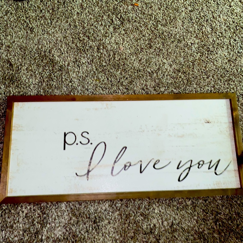 P.s. I love you (hobby lobby)
